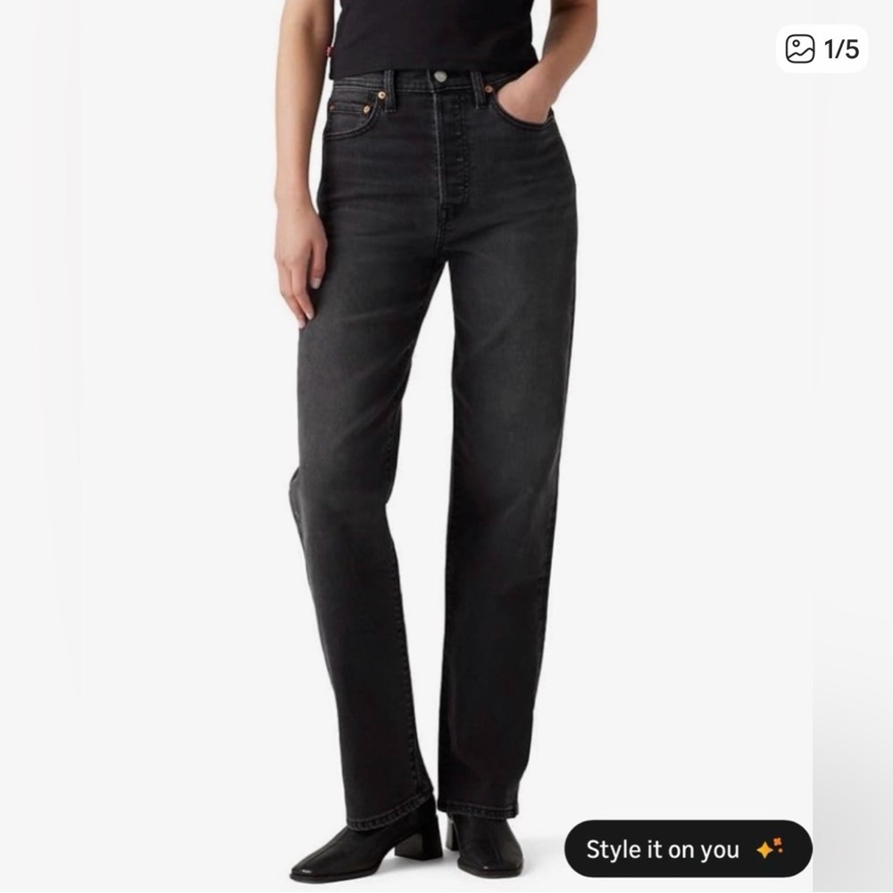 Levi's Women's High Rise Black Jeans
